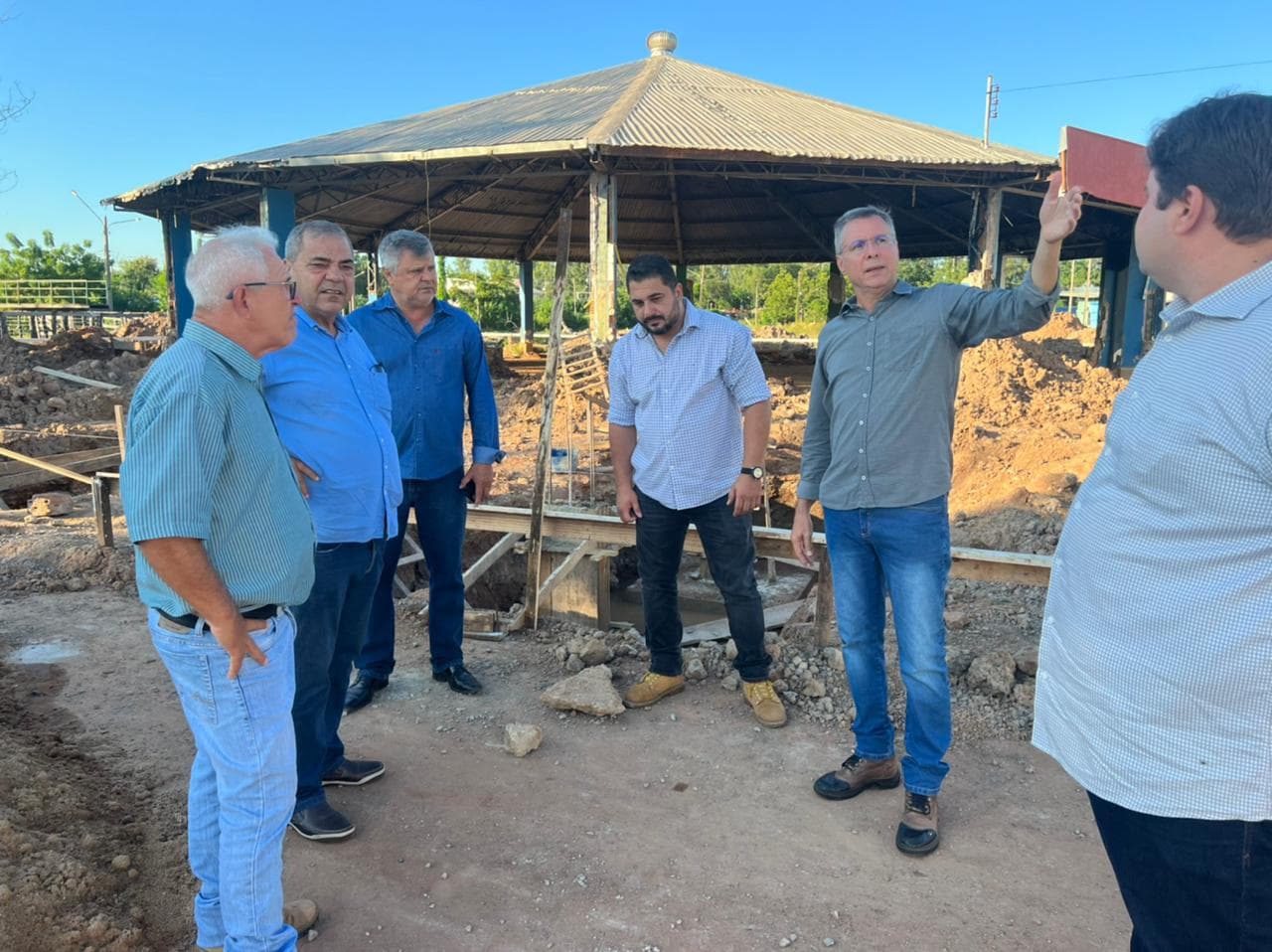 Prefeitura de Cuiabá realiza visita técnica em obra de revitalização do Parque de Exposições