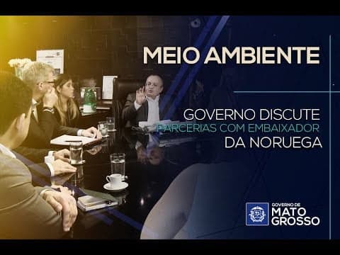 Taques discute parcerias com embaixador da Noruega