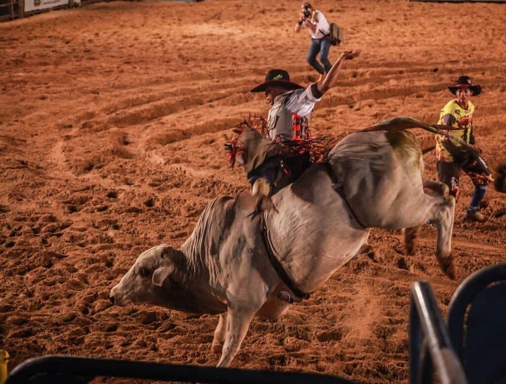 Expoagro: Valdecir Pereira Jr, de São José do Povo (MT), vence o rodeio da 54° Expoagro