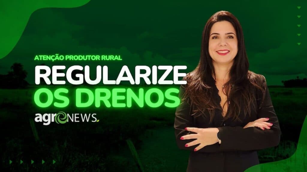 Atenção: Sema notifica produtores rurais sobre a regularização de drenos