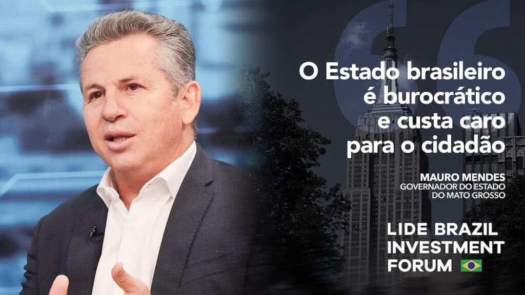 Em Nova York, Governador de MT afirma “O Estado brasileiro é burocrático e custa caro”