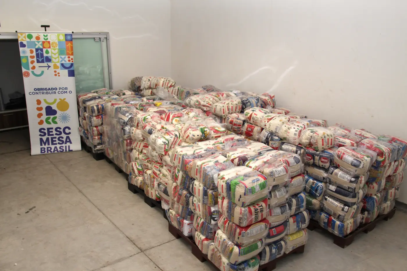 Sesc Mesa Brasil: 2º Congresso de Educação – arrecada cinco mil quilos de alimentos