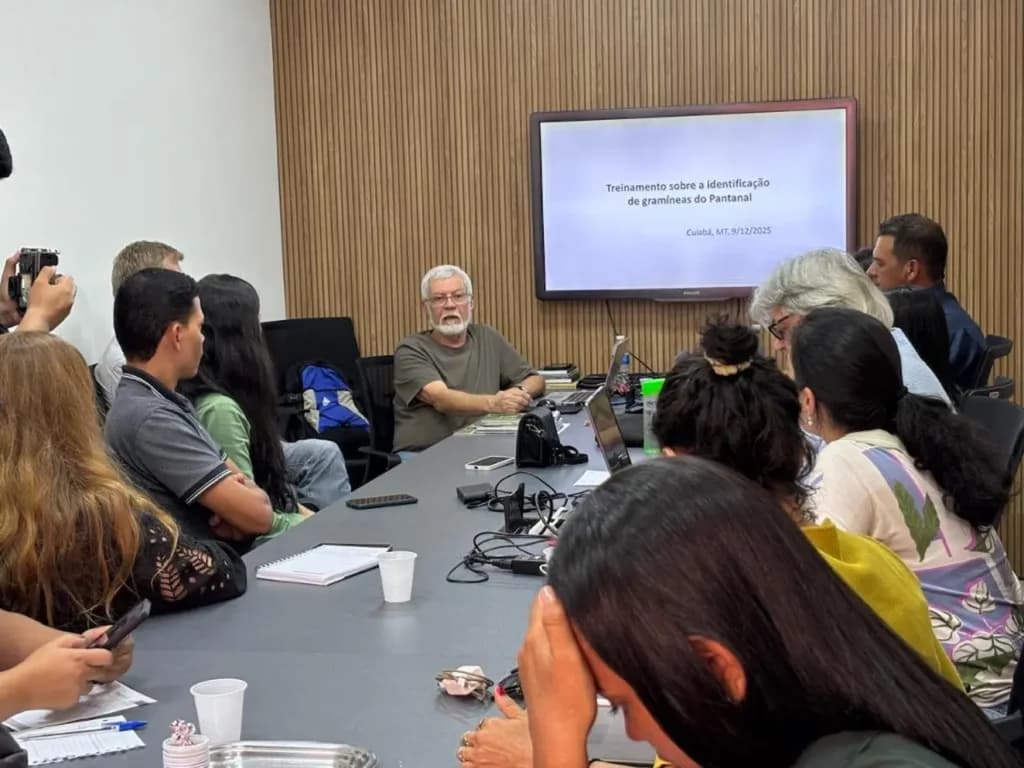 Seciteci-MT promove workshop e treinamento de identificação de gramíneas nativas do Pantanal