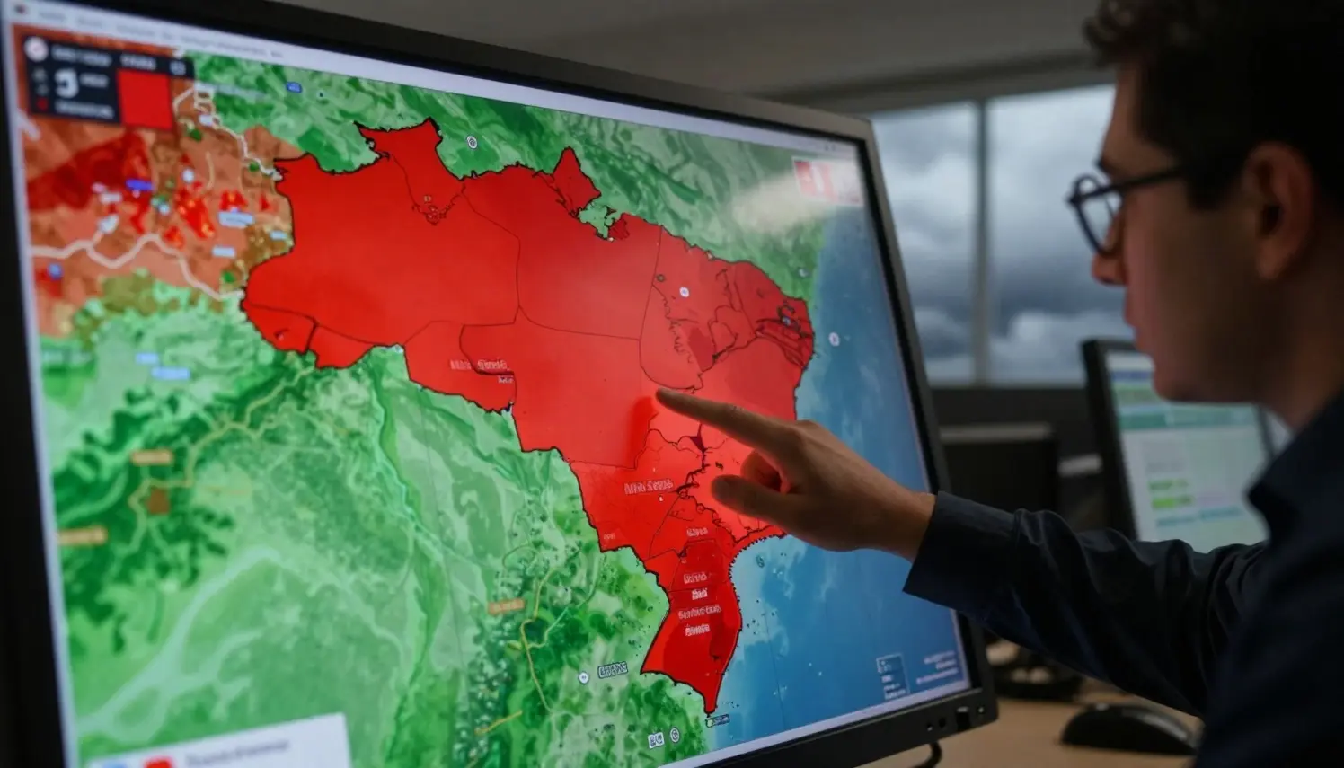 Alerta Vermelho: Chuvas intensas ativam defesa em 4 estados