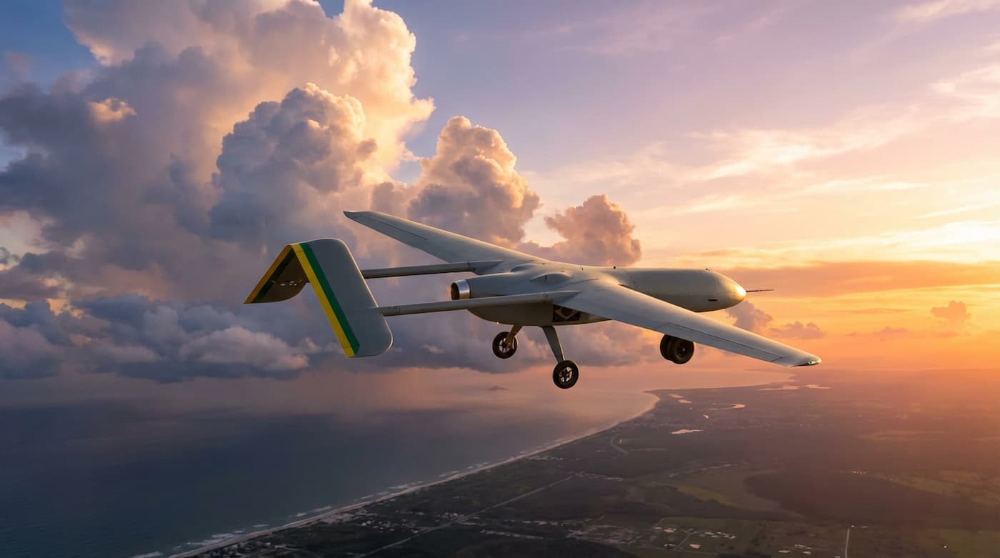 Drone a jato 100% brasileiro decola pela 1ª vez! [vídeo]