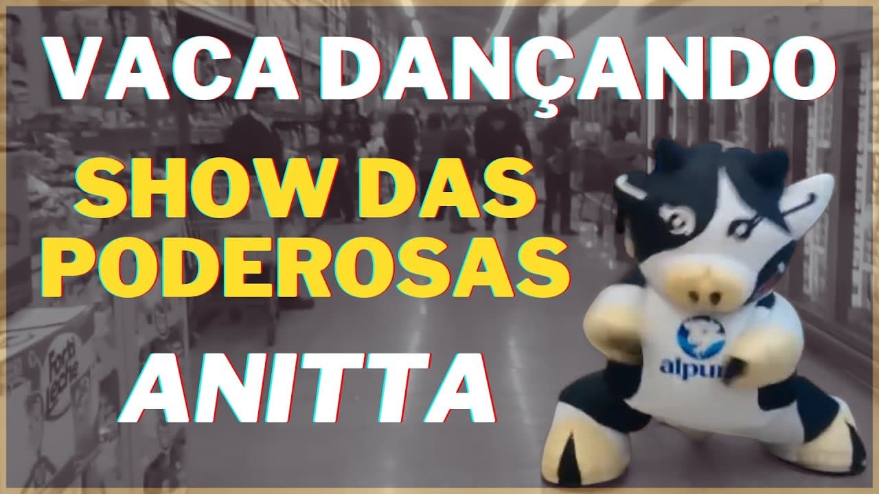 Vaca dança “Show das Poderosas” de Anitta, em homenagem as declarações