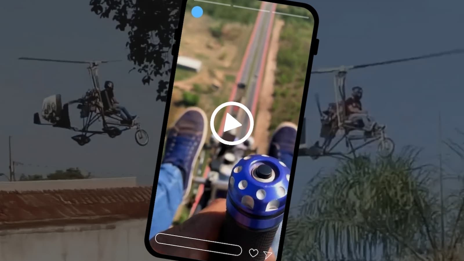 Homem viraliza ao voar com GIROCÓPTERO CASEIRO – Inovação ou Loucura?