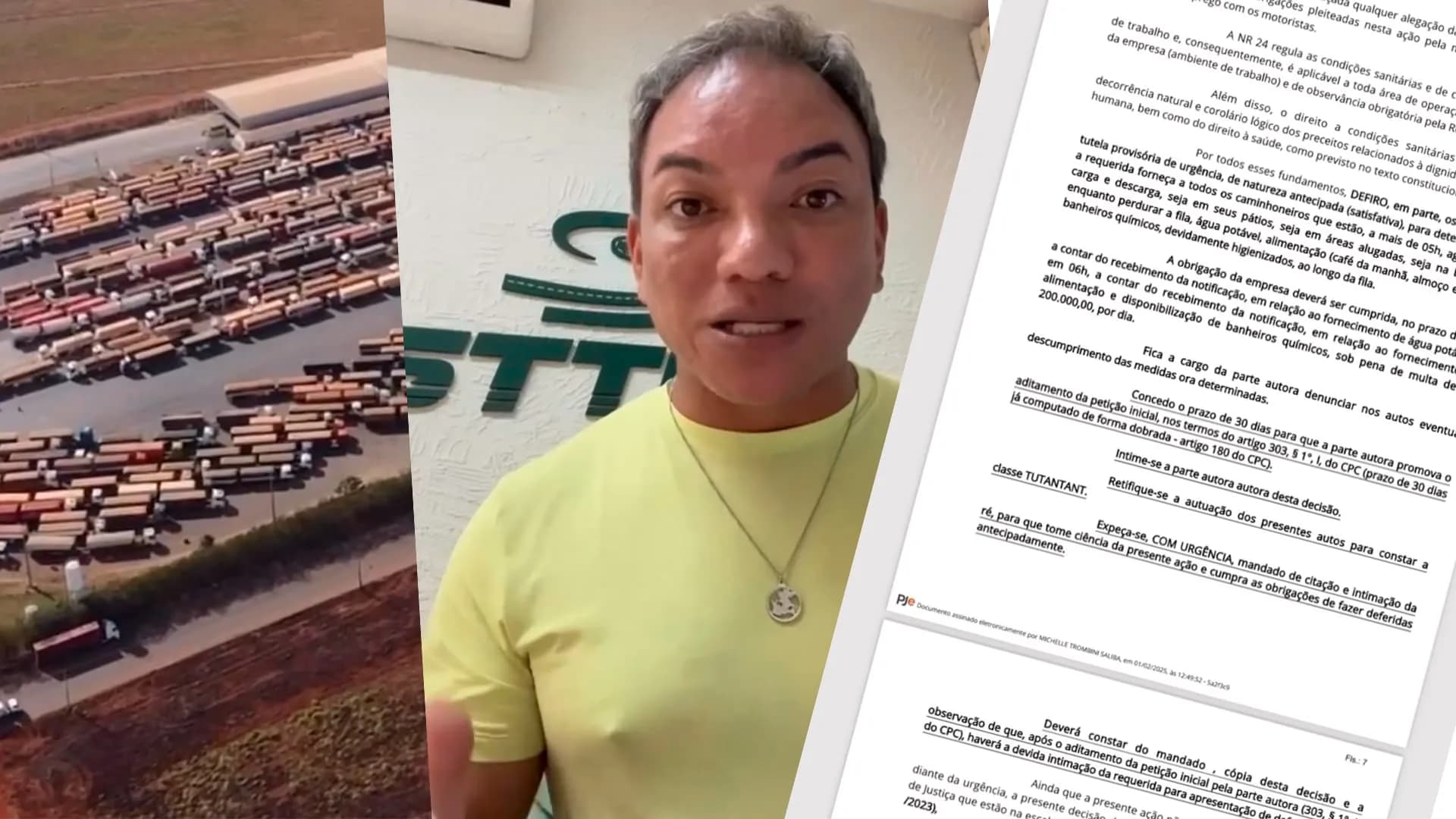 Justiça do Trabalho determina melhorias imediatas para caminhoneiros na BR-163