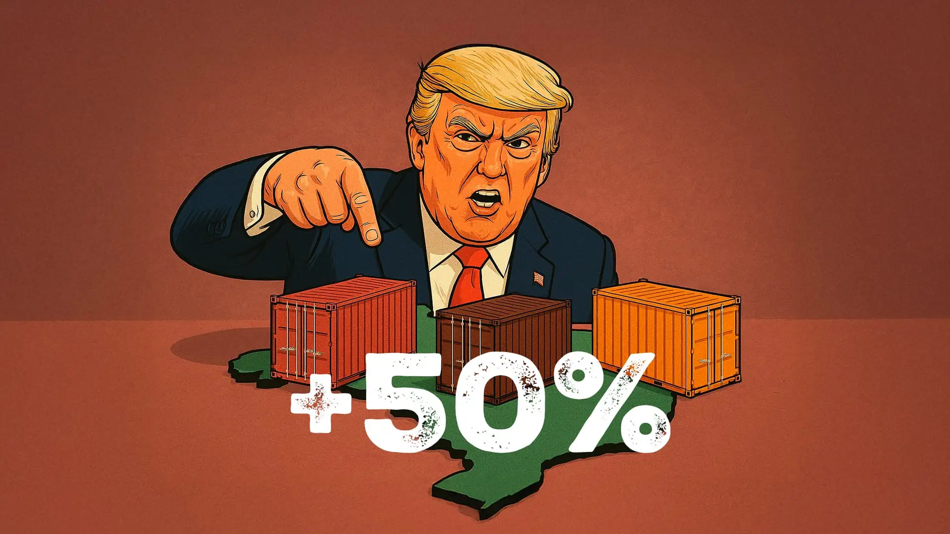 Tarifas de Trump ao Brasil: 3 segmentos do agro nacional são os mais vulneráveis