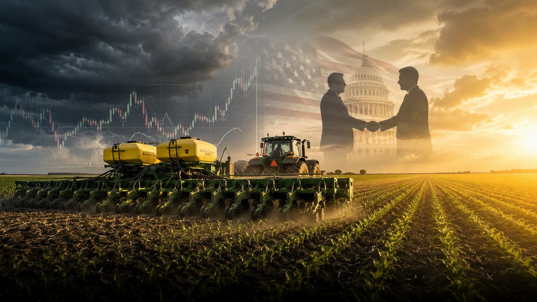 Entre a Diplomacia e o Clima: O rápido avanço do plantio nos EUA e a cautela dos Mercados