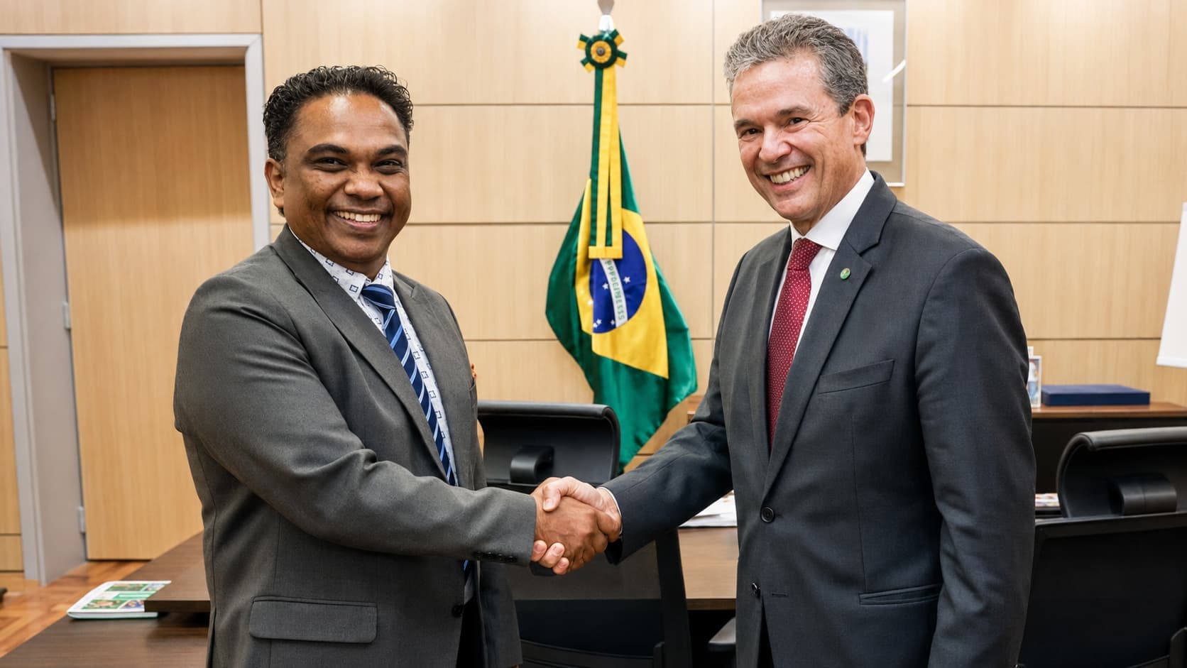 Brasil e Suriname ampliam cooperação agropecuária com foco em exportações de proteínas e genética