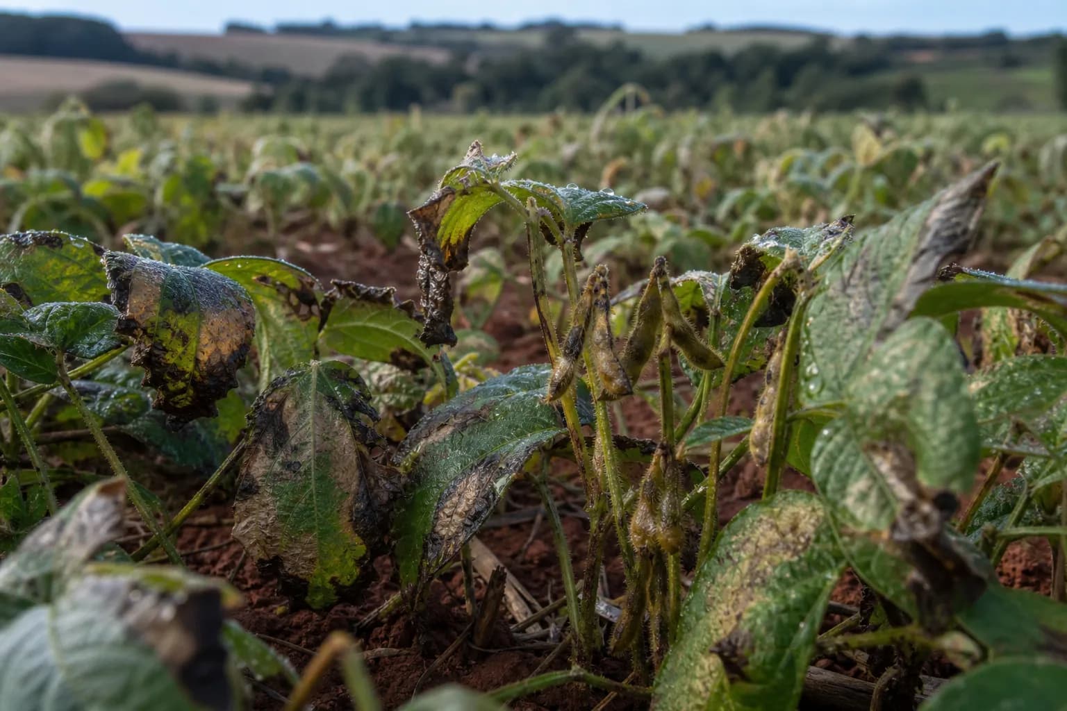Geada derruba 38% da safra de feijão no Paraná