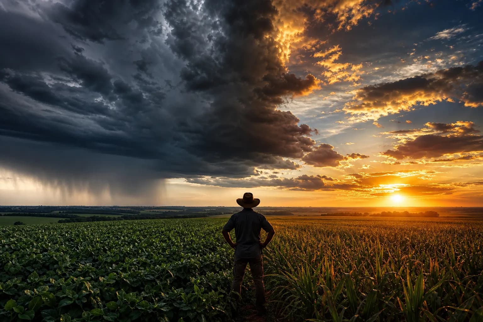 Termômetros acima de 40°C no Corn Belt e chuvas em Mato Grosso: O clima dispara as telas de grãos nesta segunda-feira