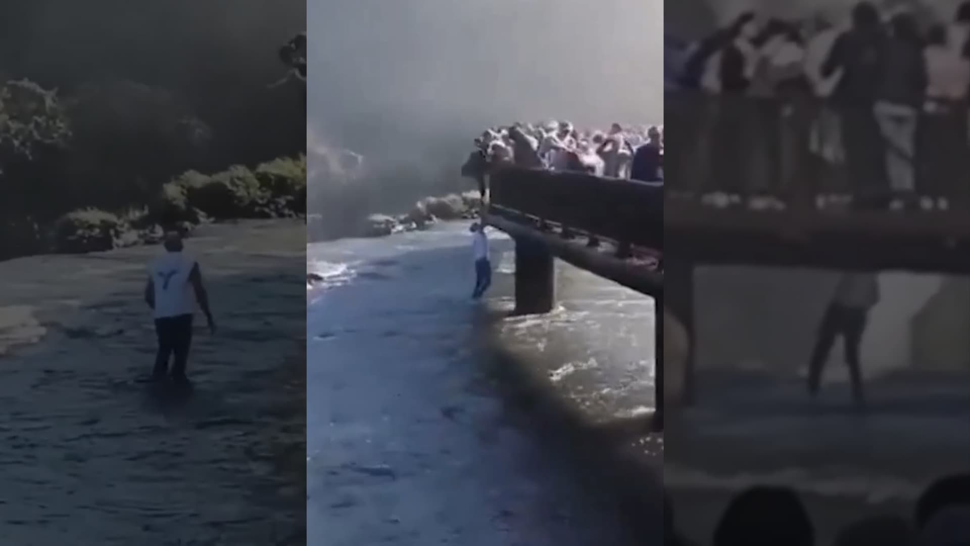 Novas imagens, mais nítidas, revelam imprudência do turista infrator nas Cataratas do Iguaçu