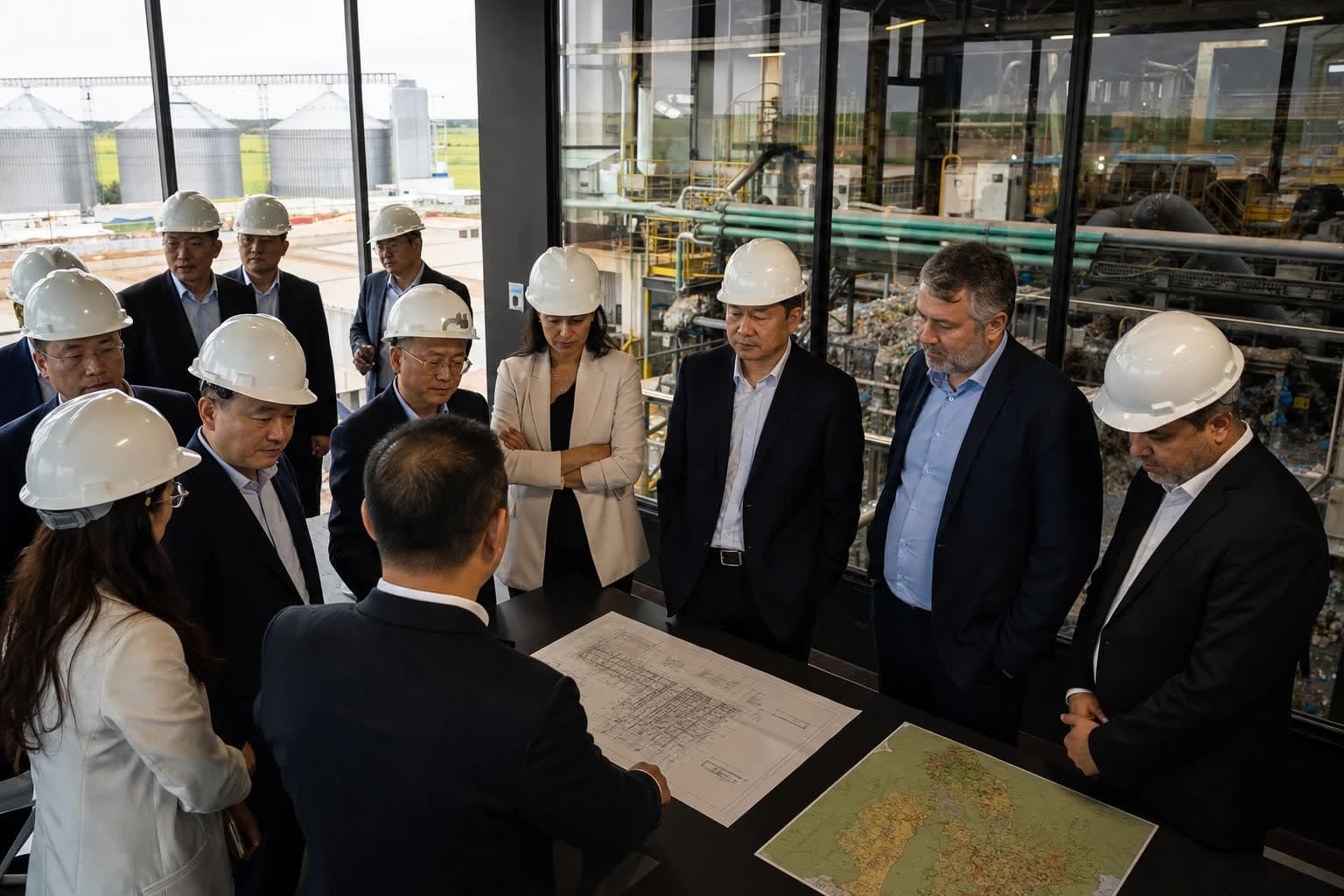 Grupo chinês avalia usina de energia a partir de resíduos sólidos em Mato Grosso