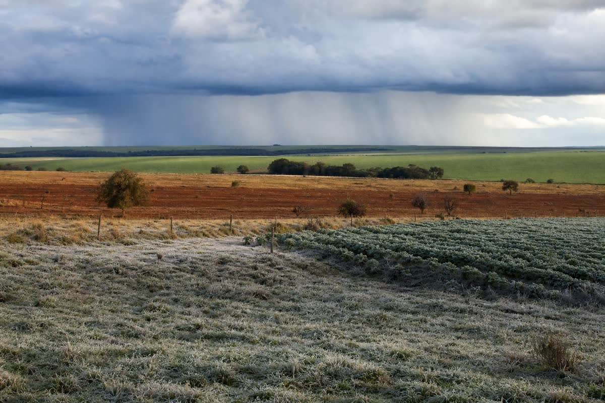 Previsão do tempo indica chuva no Norte e Nordeste, geada localizada no Sul e tempo seco no Centro-Oeste
