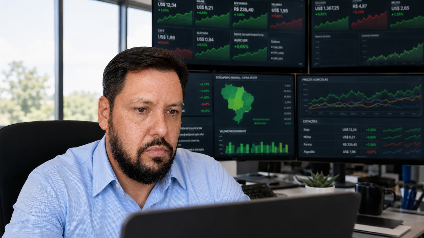 O retorno do risco geopolítico e o fôlego em Chicago: O que move o mercado nesta segunda-feira