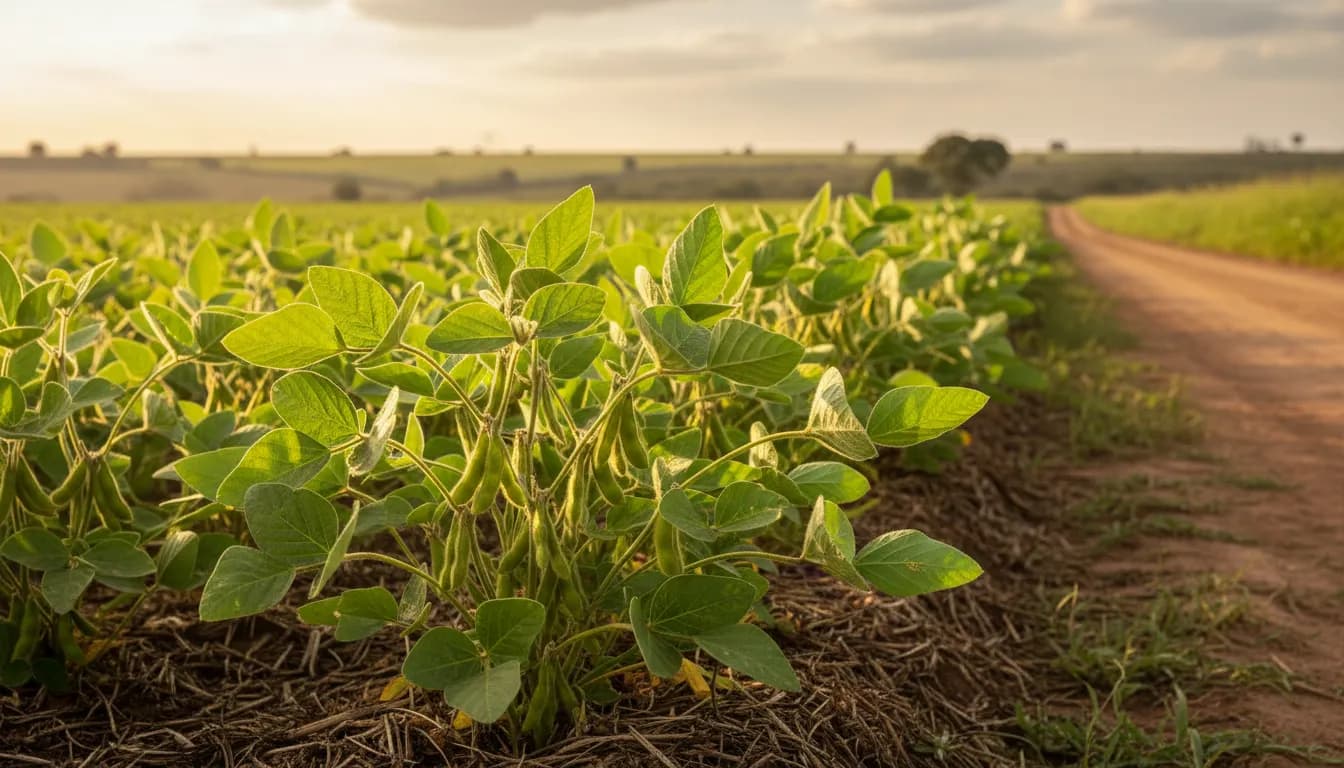 A soja guarda um detalhe que quase ninguém percebe na fazenda