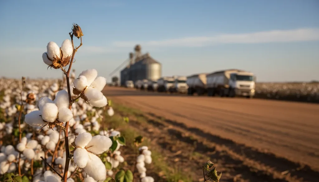 Algodão e tecnologia logística para cortar custo no transporte