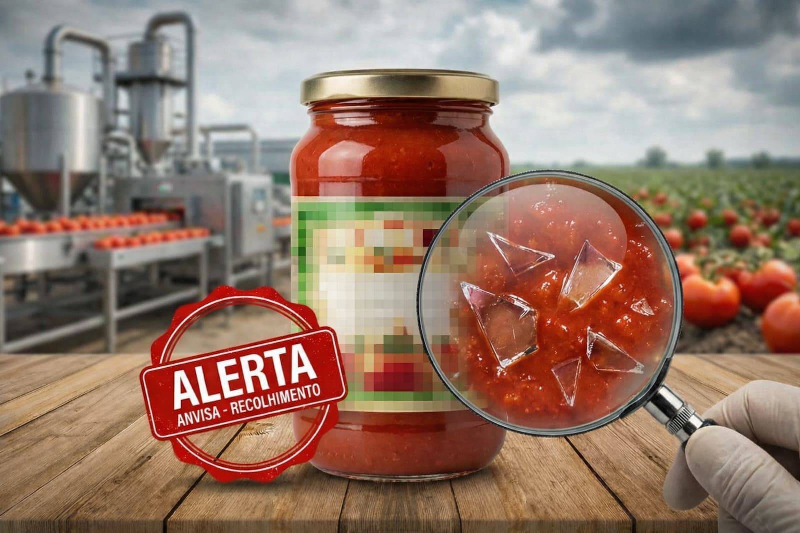 Anvisa suspende molho de tomate famoso com vidro; veja lote urgente