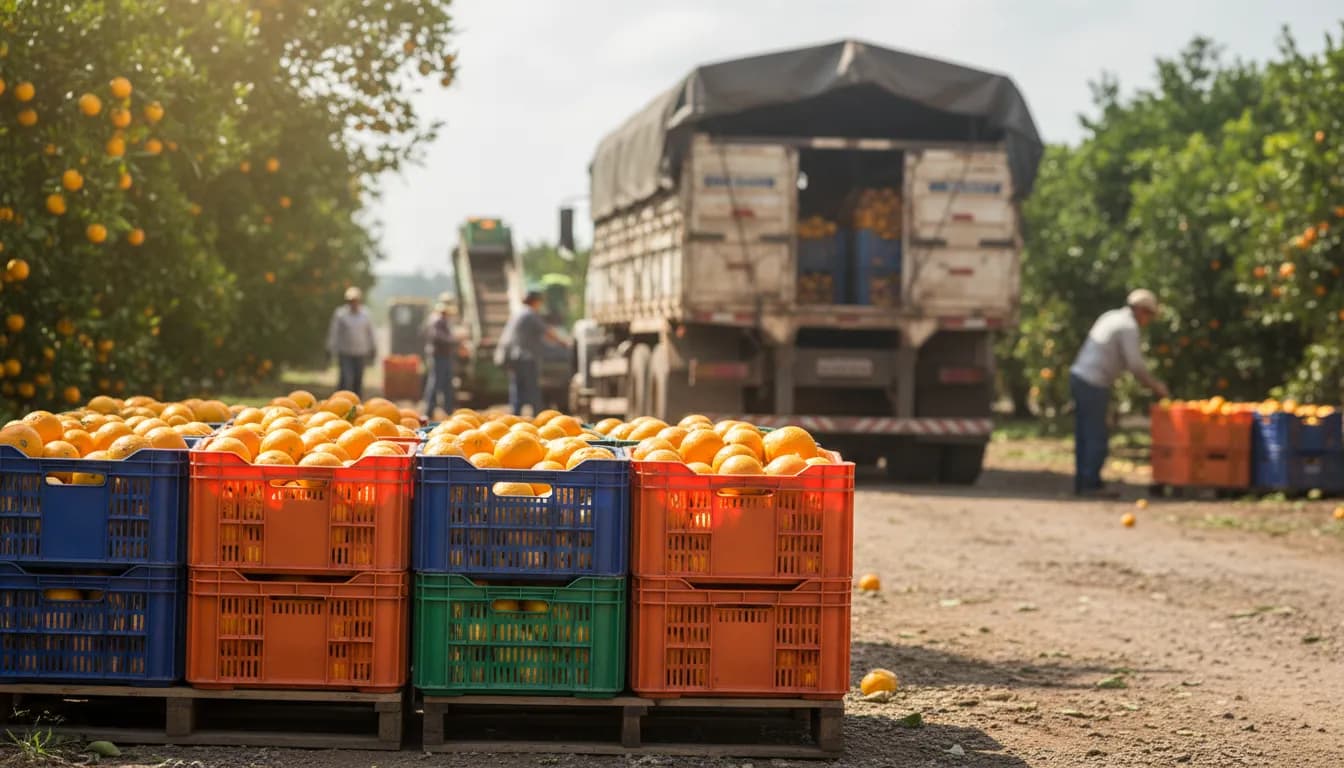Logística para citros e o combate às perdas na distribuição