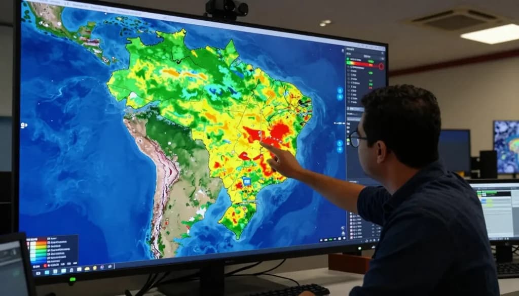 Frente fria: Alerta de chuva e mudança de temperatura no Brasil