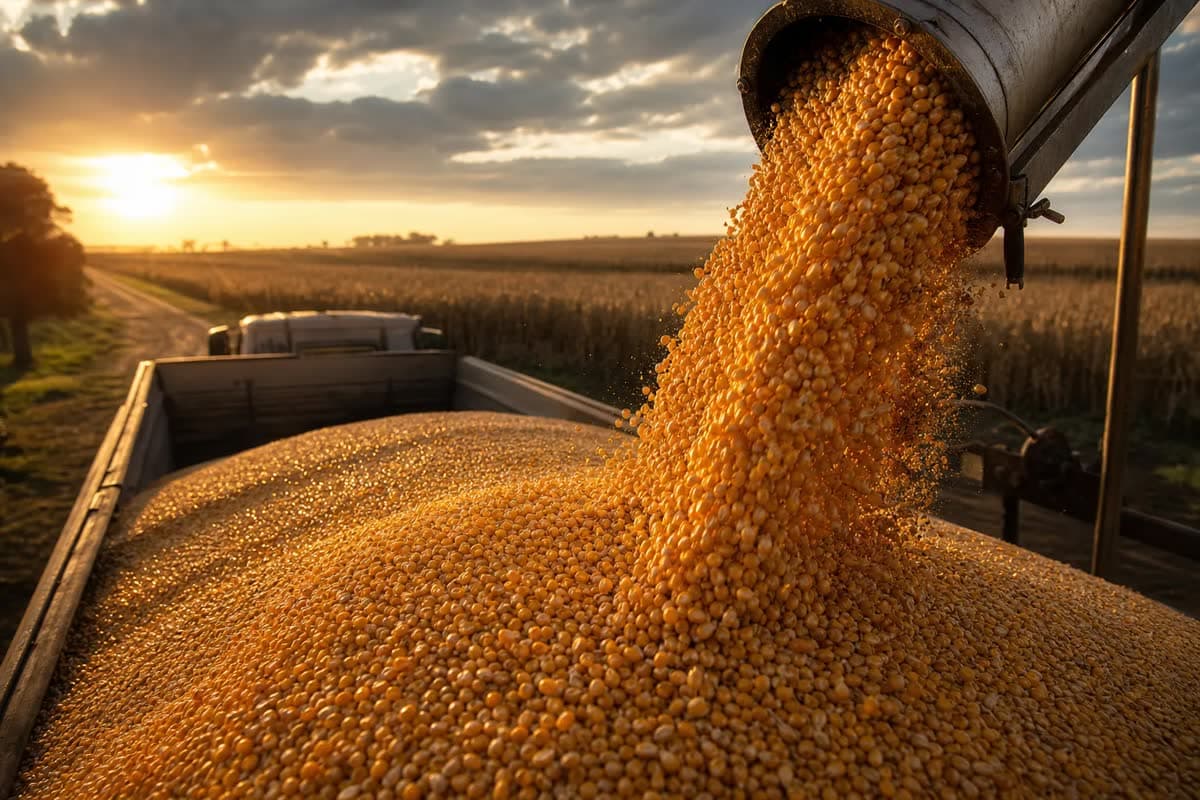 Milho dispara com corte da Pro Farmer e soja cede com umidade nos EUA