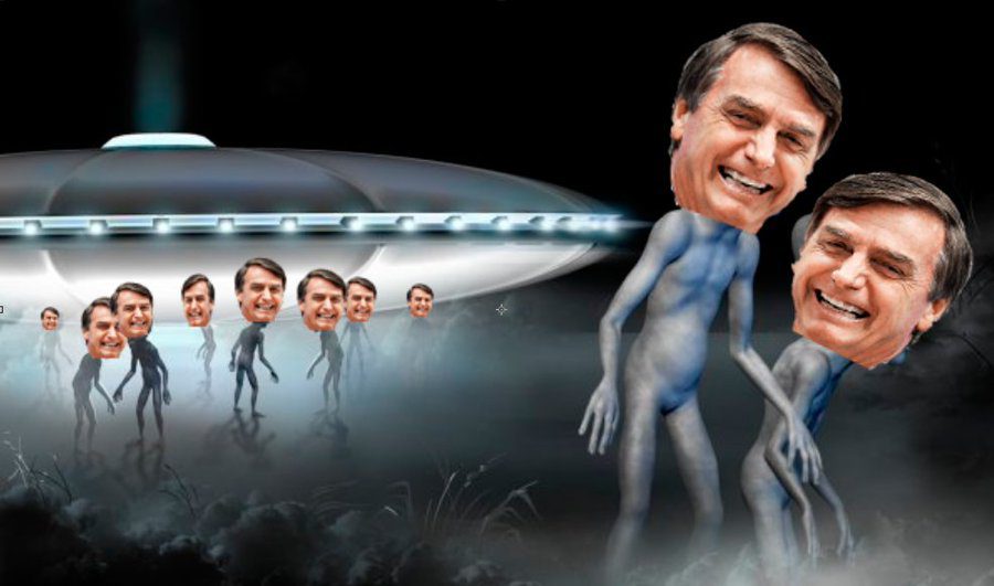 MPF recebe den&uacute;ncia de que Bolsonaro foi copiado por ETs que pretendem invadir a terra