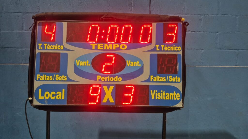 Placar Vitoria colégio cin