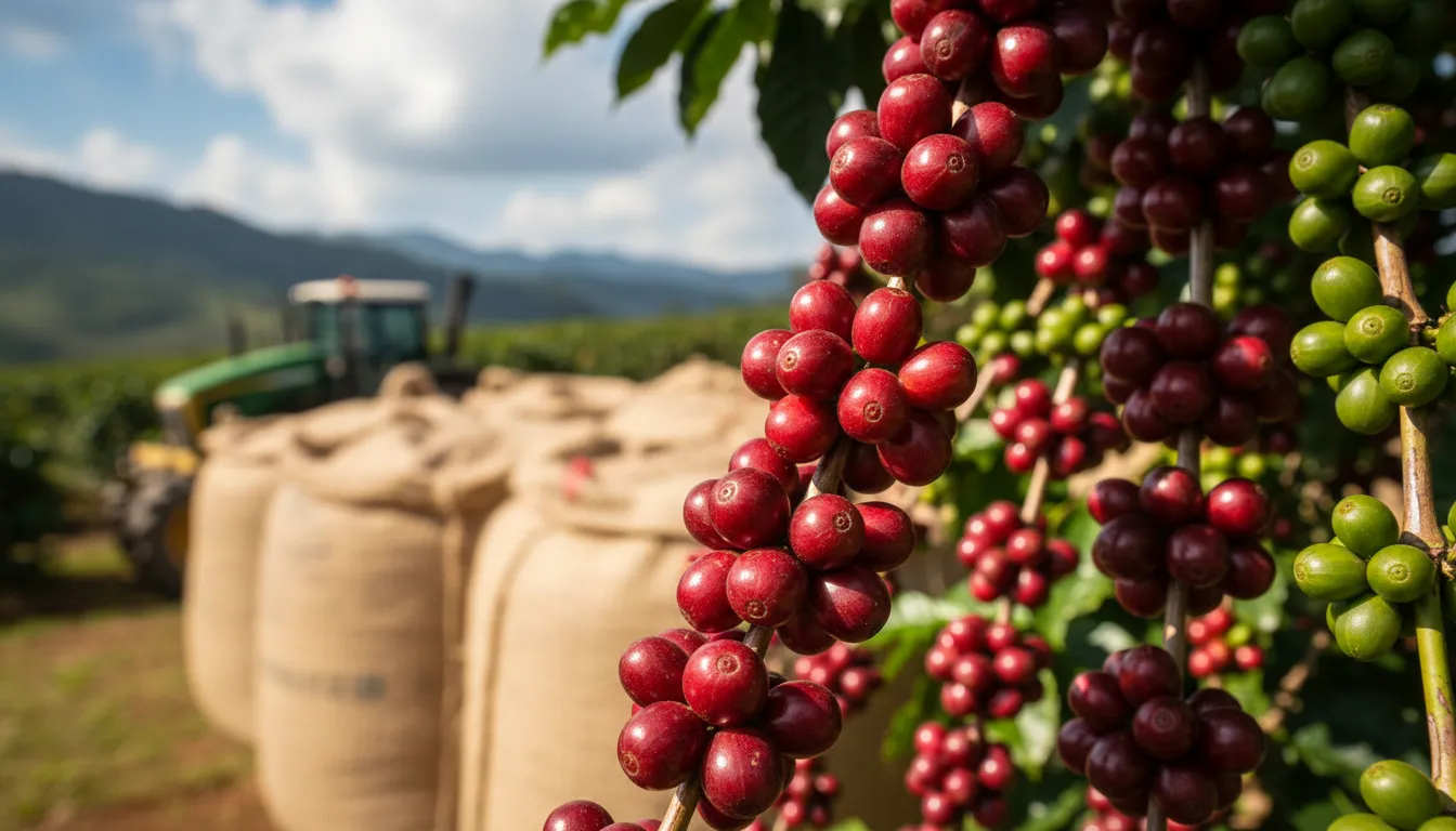 Preço do café dispara: Entenda o impacto da chuva na safra de arábica e robusta