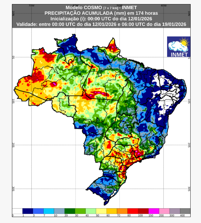 previsão do tempo