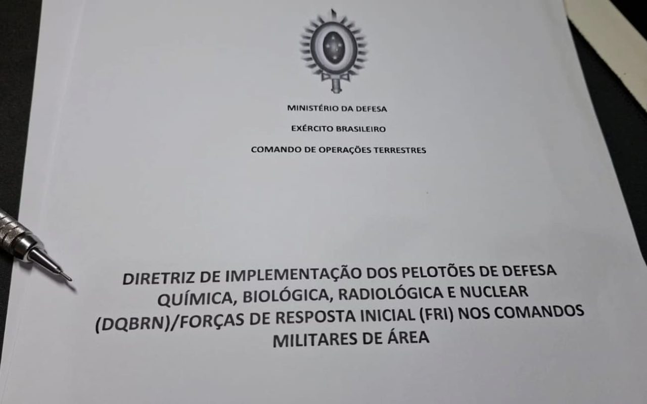 Exército ativa pelotões de Defesa Biológica e Nuclear em todo o país