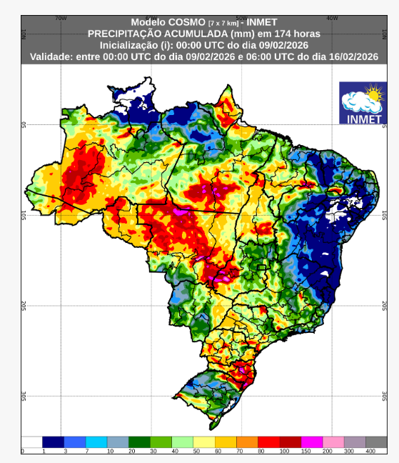 previsão do tempo