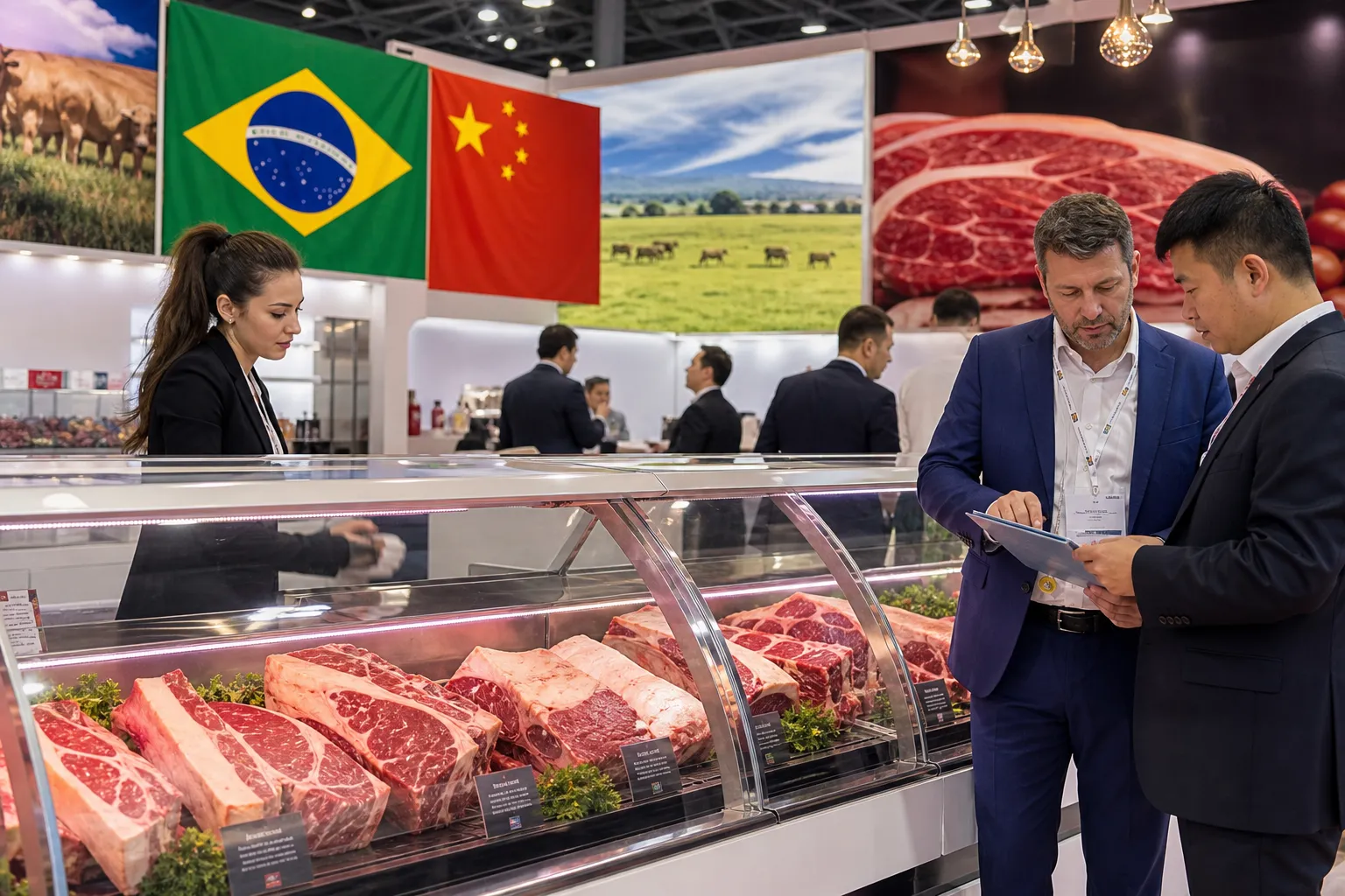 Carne bovina brasileira em destaque na SIAL Shanghai 2026 na China