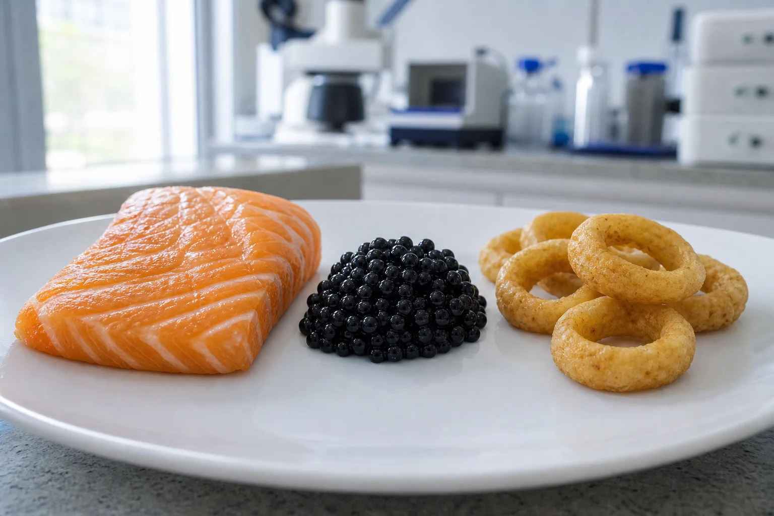 Protótipos vegetais de alimentos impressos em 3D