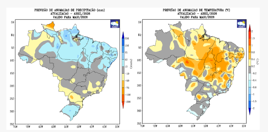 previsão do tempo