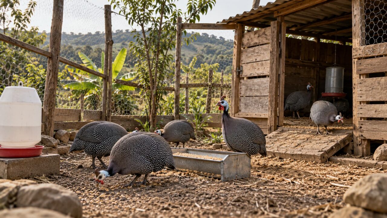 Por que ter galinha-d’angola no quintal pode ser uma excelente ideia
